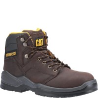 CAT Striver S3 Brown Safety Boots Steel Toe Caps